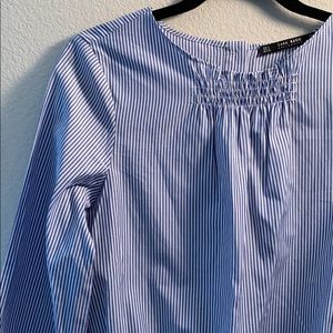 Zara Pinstripe Classic Shirt, S
